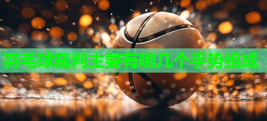 羽毛球裁判主要有哪几个手势组成 羽毛球裁判主要有哪几个手势组成